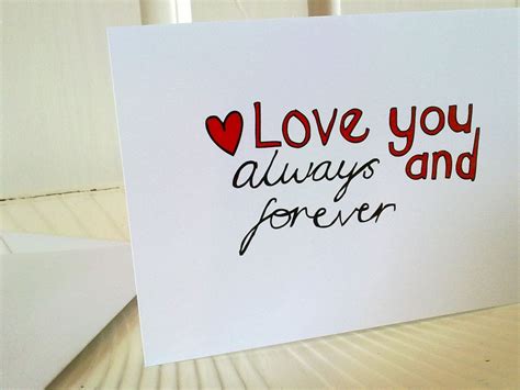 Love You Always And Forever Items Similar To Love You Always And