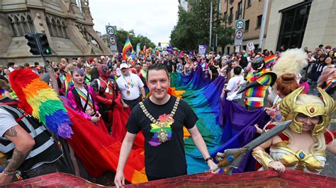 in pictures thousands turn out for belfast pride parade bt