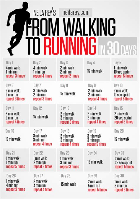 From Walking To Running In 30 Days Workout Fitness Fit Reto Fitness