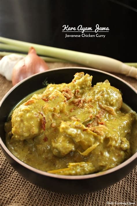 Creamy and vibrant yellow, this indonesian chicken curry is something you can throw together on a weeknight or serve to really impress friends at a add the chicken and potatoes and simmer gently until the chicken is tender and the potatoes are soft. Kare Ayam Jawa - Javanese Chicken Curry | Recipe | Curry ...