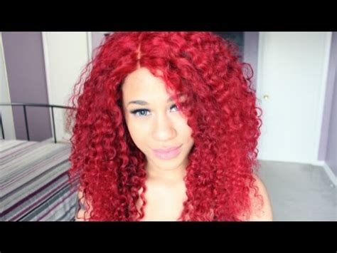 How To: Big Curly Red Hair! - YouTube