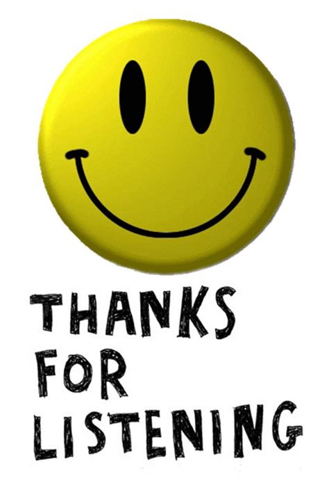 Thank You For Listening Clipart 101 Clip Art