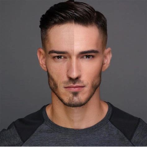A 6 Step Natural Makeup For Men Routine Male Makeup Men Wearing