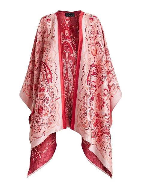 Capes Ponchos Etro Jacquard Poncho