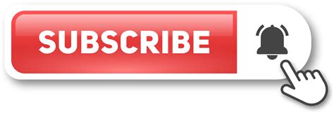 Subscribe And Turn On Notification Button For Social Media 12922014 Png