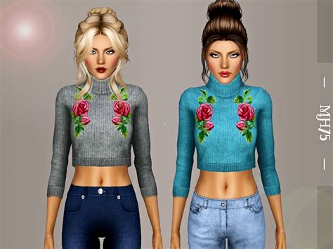 The Sims Resource S3 Boohoo Rose Tops