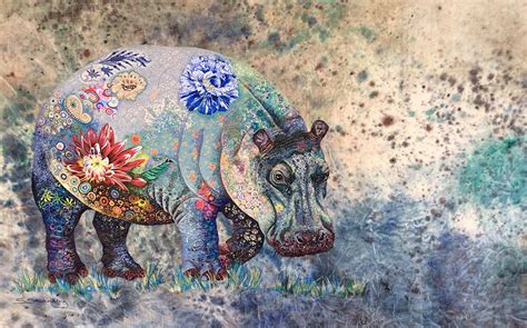 Elaborate Textile ‘collages Of African Wildlife By Sophie