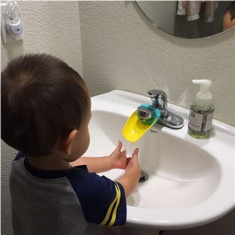 This Faucet Extender That Makes It Easier For Toddlers To Wash Their