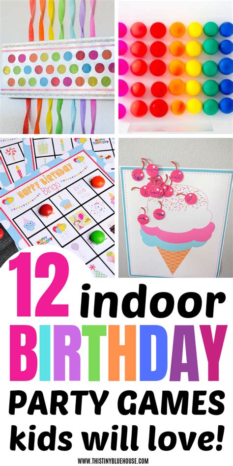 10 Indoor Birthday Party Games Kids Will Love Birthday Party Games