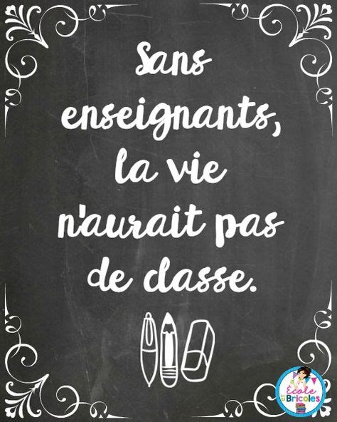 10 Meilleures Idées Sur Fête Des Enseignants Citation Enseignement