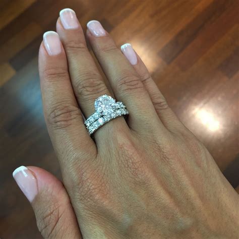The Destiny Bridal Set CARAT DIAMOND WEDDING ENGAGEMENT RING SET J In