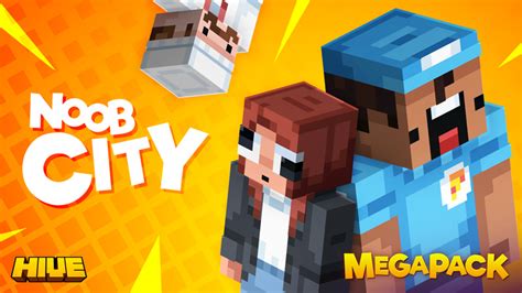 Noob City Megapack By The Hive Minecraft Skin Pack Minecraft
