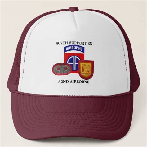 407th Support Battalion 82nd Airborne Hat