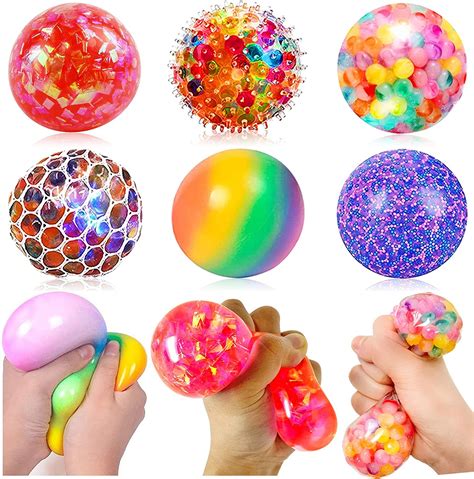 Squishy Stress Balls For Kids Fidget Toys 6 Pack Sensory