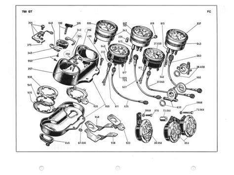 Ducati Parts Manual 750 Sport And Gt 750gt 1971 1972 1973 And 1974 Spares