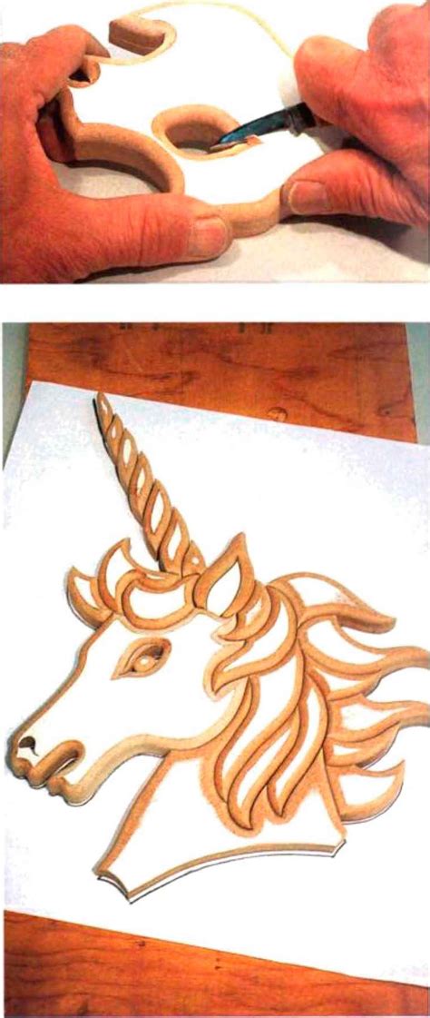Unicorn Scroll Saw Woodworking Archive