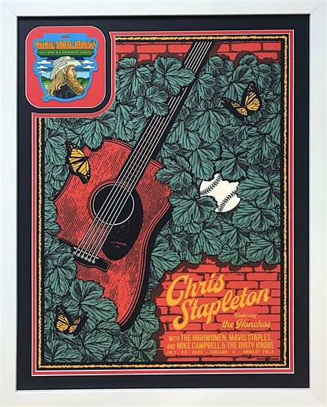 Chris Stapleton Concert Poster Frame