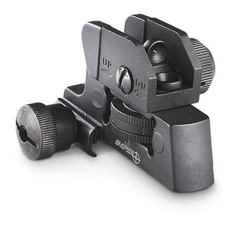 Sniper Ar Detachable Rear Sight Sights At Sportsman S Guide