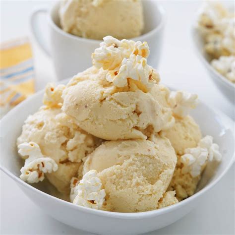 Creamy Popcorn Ice Cream Recipe Cart