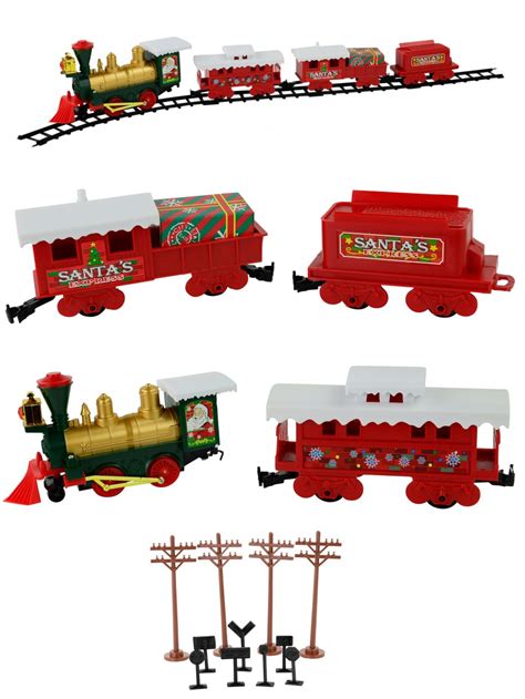 Christmas Train Set With Remote Control 29 Piece Set Animation