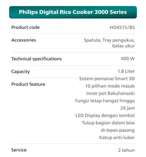 Jual Philips Hd Fuzzy Logic Digital Rice Cooker L