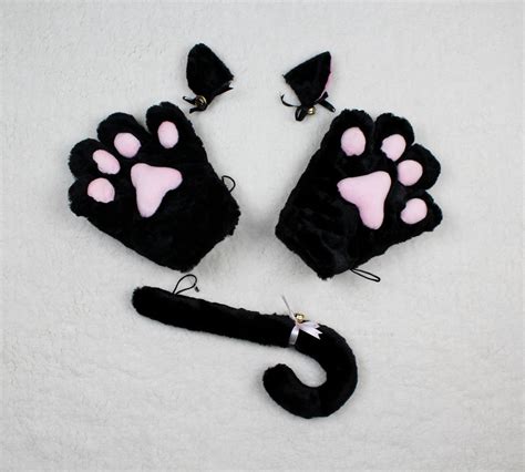 Cosplay Cat Paws Tail Ears Lolita Maid Cat Coz · Himistore