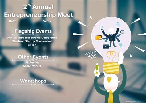Annual Entrepreneurship Meet 2016 Posters - TechAmass