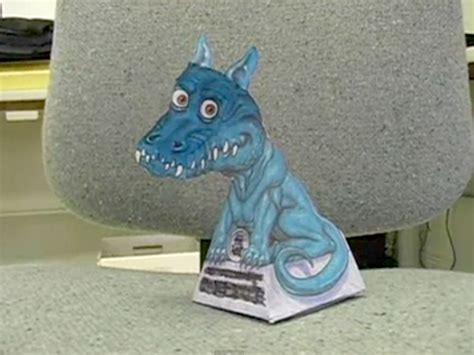Maybe you would like to learn more about one of these? Amazing optical illusion has a dragon's head follow you ...