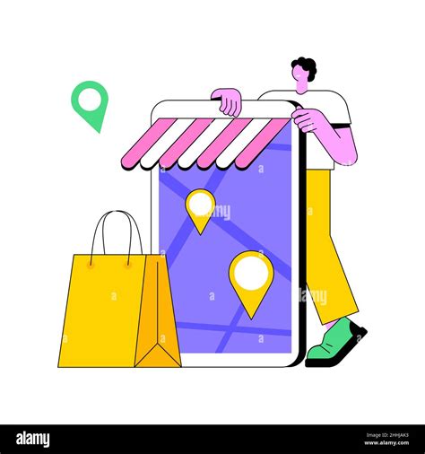 Store Locator Abstract Concept Vector Illustration Stock Vector Image Art Alamy