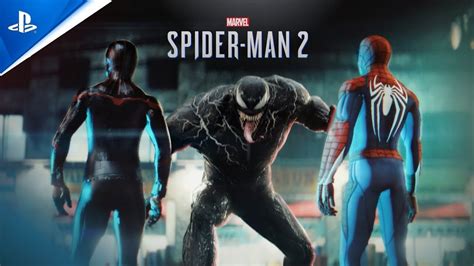 Marvels Spider Man 2 Trailer Venom Vs Peter Parker And Miles Morales