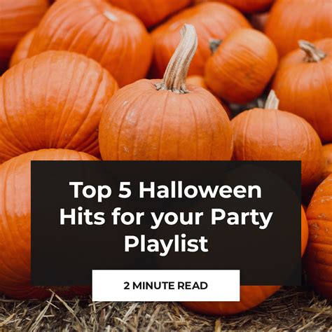 Top 5 Halloween Hits For Your Party Playlist Lithe Audio Ltd