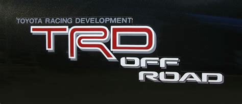 Trd Off Road Logo Toyota Racing Development Trd 4x4 Off Road Decals