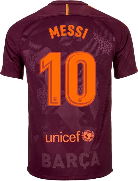Nike Kids Lionel Messi Barcelona 3rd Jersey 2017 18