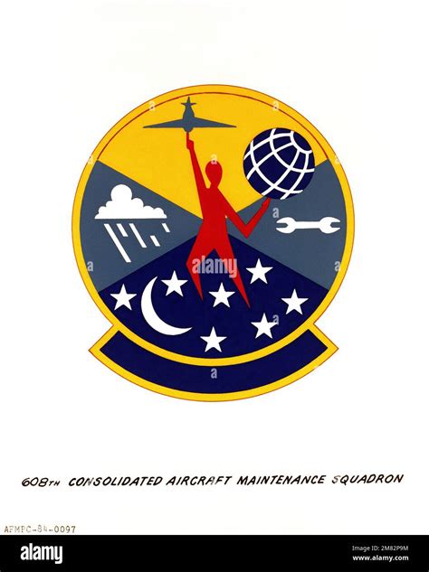 Official Emblem For The 608th Consolidated Aircraft Maintenance