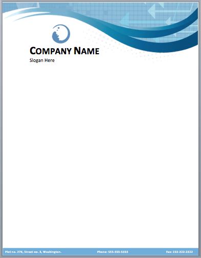Browse our collection of free customizable, professionally designed letterhead templates. 10 Professional Letterhead Samples | Print Paper Templates