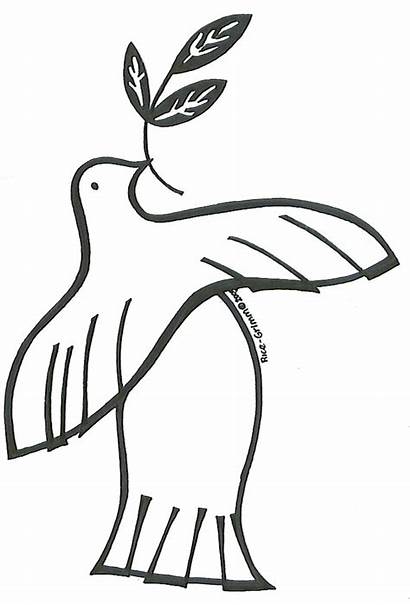 Dove Holy Spirit Clip Clipart Christian Coloring