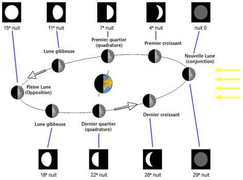 Les Phases De La Lune Astrojuniors
