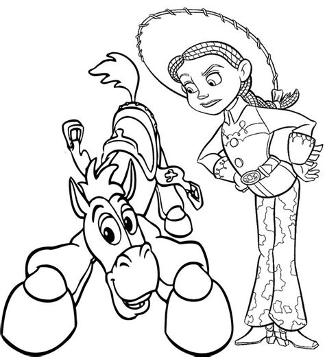 New Jessie Coloring Page