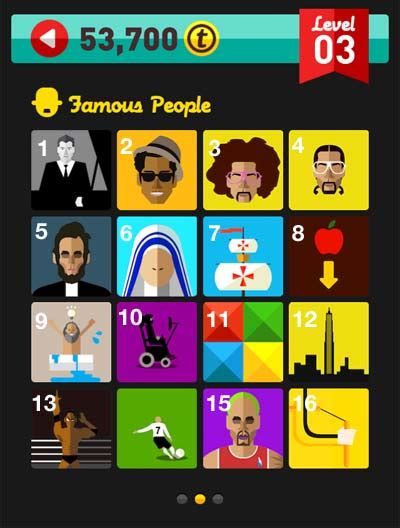 Icon Pop Quiz Answers Famous People Level 3 Pt 2 Icon Pop Answers