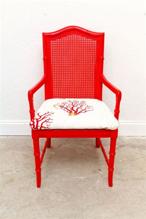 Find a variety of cane back dining chairs available on 1stdibs. Coral painted cane back dining chair. This is super-cool ...