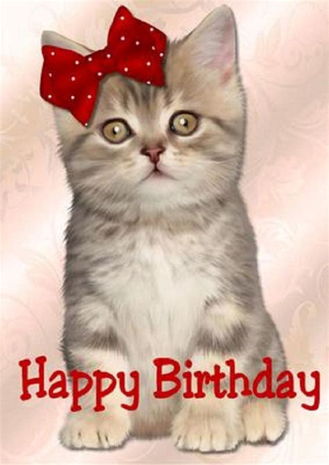 Found On Bing Happy Birthday Kitten Happy Birthday Cat Cat Birthday