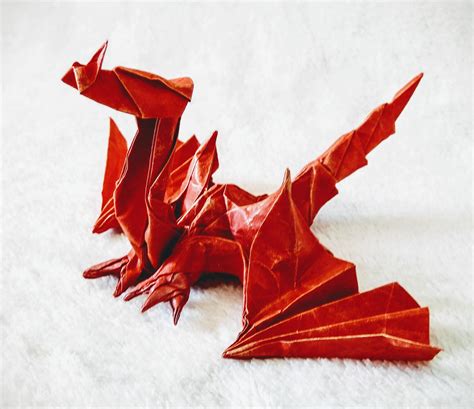 Spiky Dragon Origami Art Origami Dragon Useful Origami