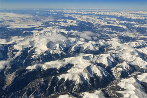 Rocky Mountains An Aerial View Of The Rocky Mountains Som Flickr