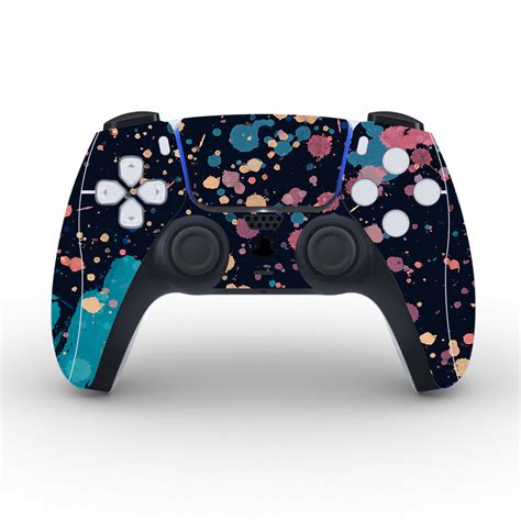 Playvital Watercolor Stains Full Set Skin Decal For Ps5 Console Digita