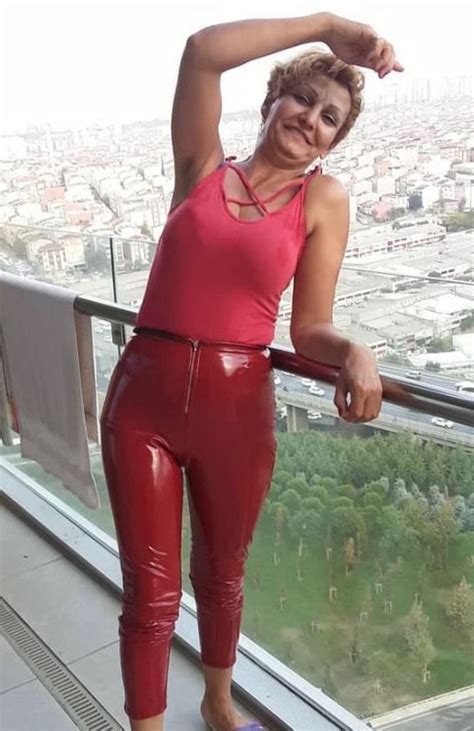 Milfs In Leather K On Twitter Sexy Red Leather From Dm