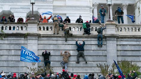 Taylor Man 25 Who Climbed Capitol Wall Charged In Riot