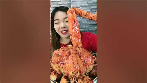 china mukbang seafood eating show 🐙 🦞asmr eating show octopus geoduck lobster shorts