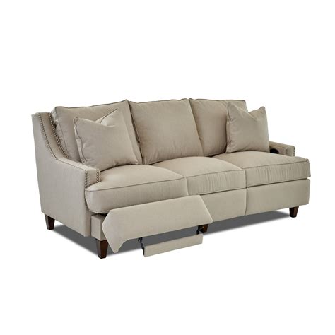 Wayfair Custom Upholstery Tricia Power Hybrid Reclining Sofa Wayfair