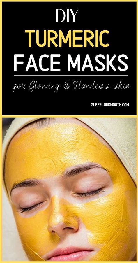 Diy Turmeric Face Masks For Flawless Skin Diy Face Flawless Masks