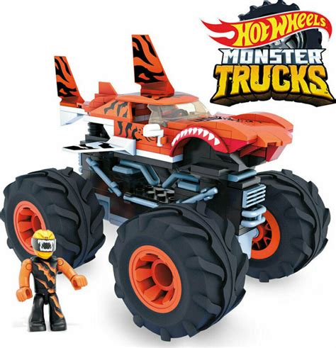 Mega Construx Hot Wheels Tiger Shark Monster Truck Gvm Toysfirst Gr